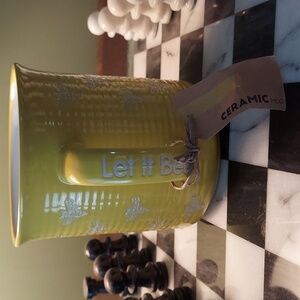 ENVOGUE Let It Bee Embossed Ceramic Mug 24 oz. XL NWT Nordstrom Exclusive SO